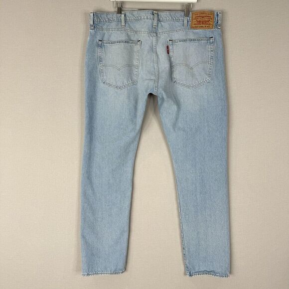 Levi's Mens Jeans 44 Blue Lo-Ball Stack Slim Tapered Streetwear Distressed Knee - Picture 9 of 15